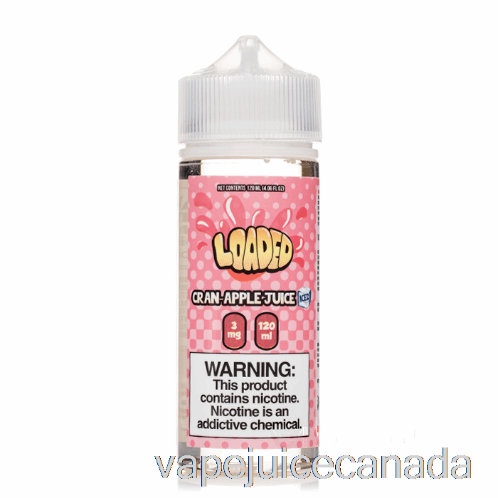 Vape Canada ICED CRAN APPLE - Loaded E-Liquid - Ruthless - 120mL 0mg